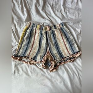 Francesca’s stripes soft shorts, size S